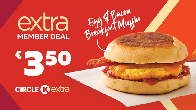 Egg & Bacon Breakfast Muffin